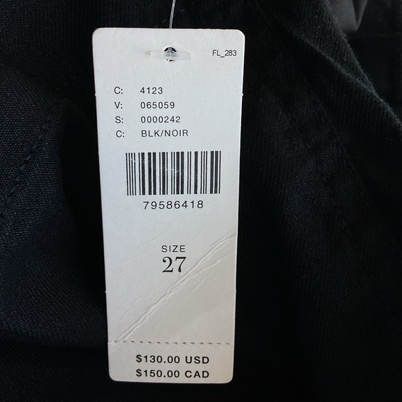 Anthropologie COLETTE Cropped Wide-Leg Linen Pants Maeve NEW 27 Black - Picture 12 of 12